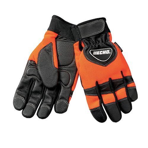 Echo / Shindaiwa 99988801600 ECHO Chainsaw Gloves (Orange/Black) - Medium