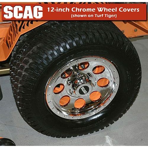 Scag 12" Chrome Wheel Cover