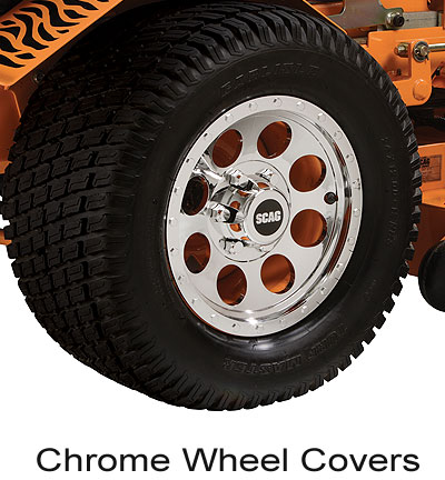Scag Chrome Wheel Covers