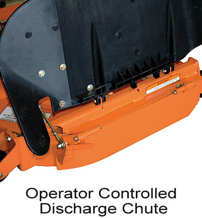 Operator Controlled Discharge Chute